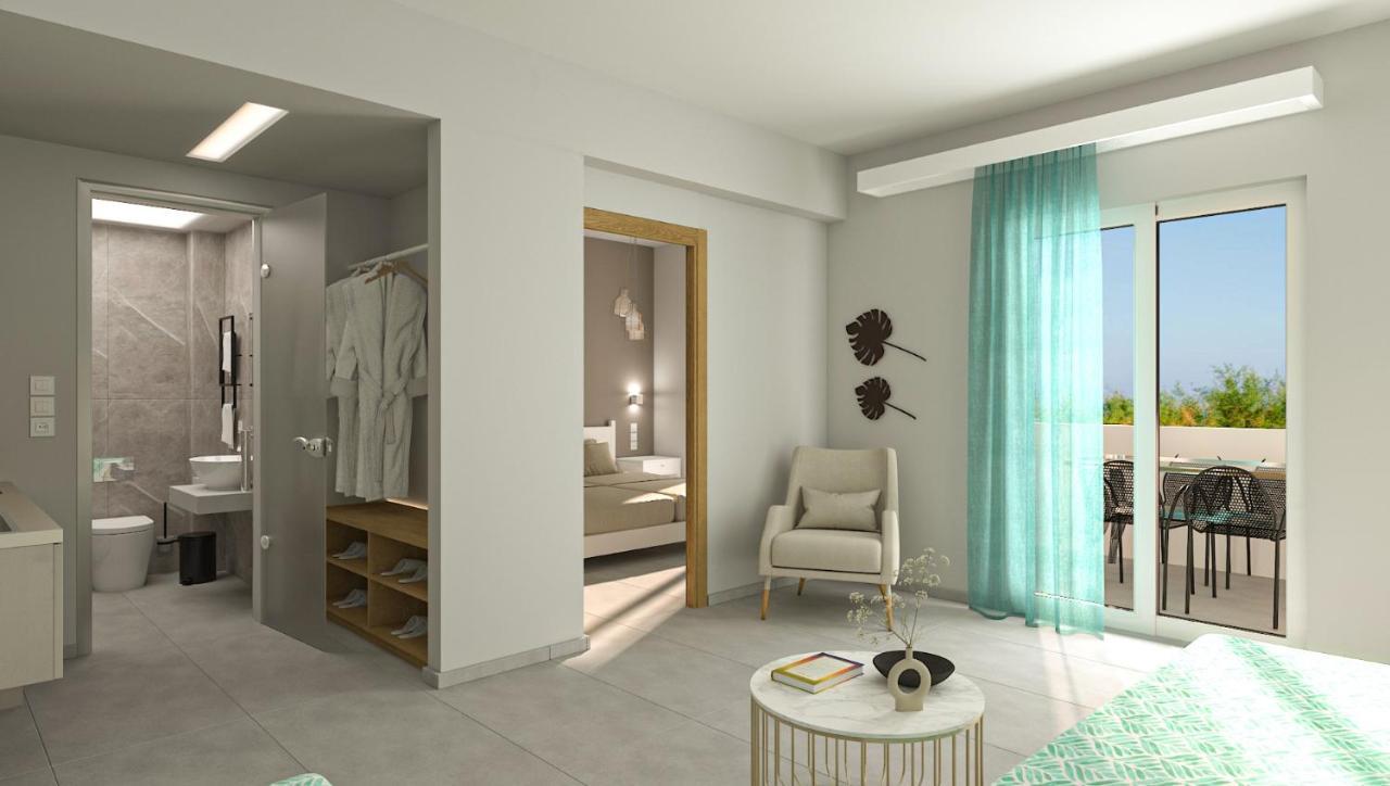 Ninemia Beach Hotel & Suites Agia Marina Buitenkant foto