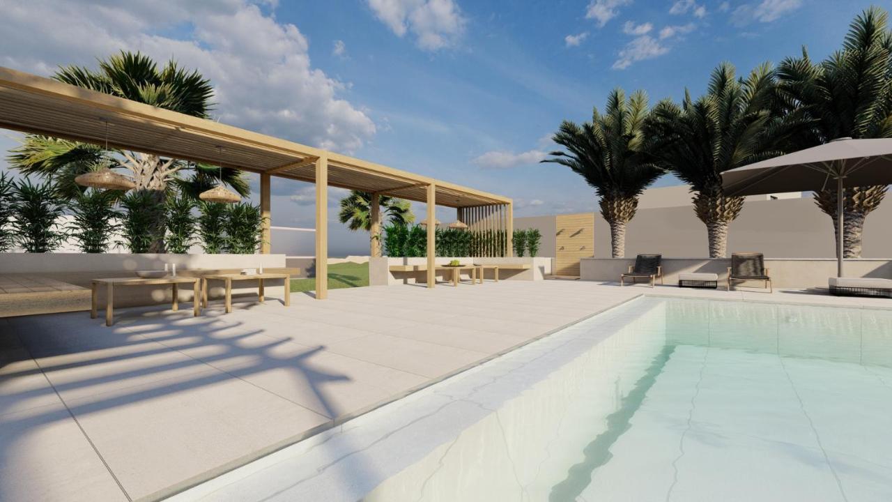 Ninemia Beach Hotel & Suites Agia Marina Buitenkant foto