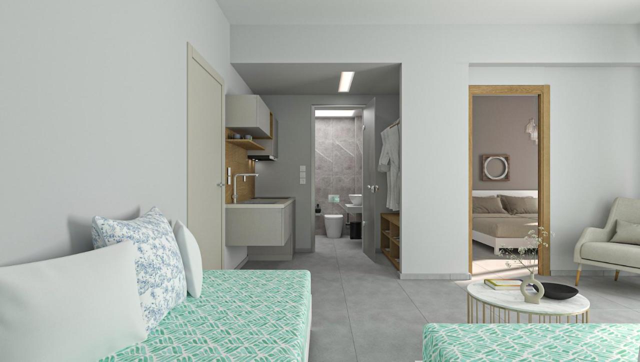 Ninemia Beach Hotel & Suites Agia Marina Buitenkant foto