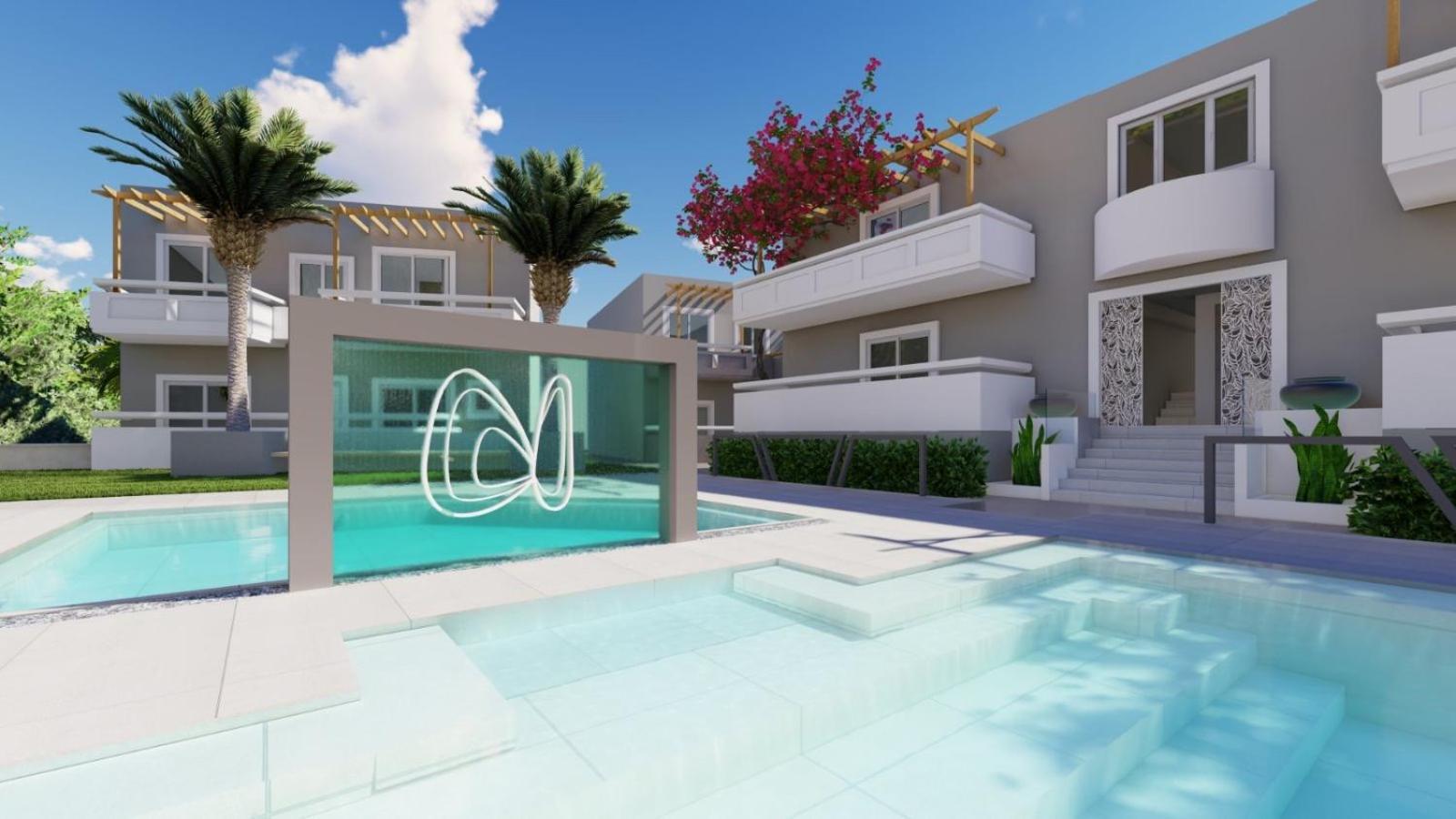 Ninemia Beach Hotel & Suites Agia Marina Buitenkant foto