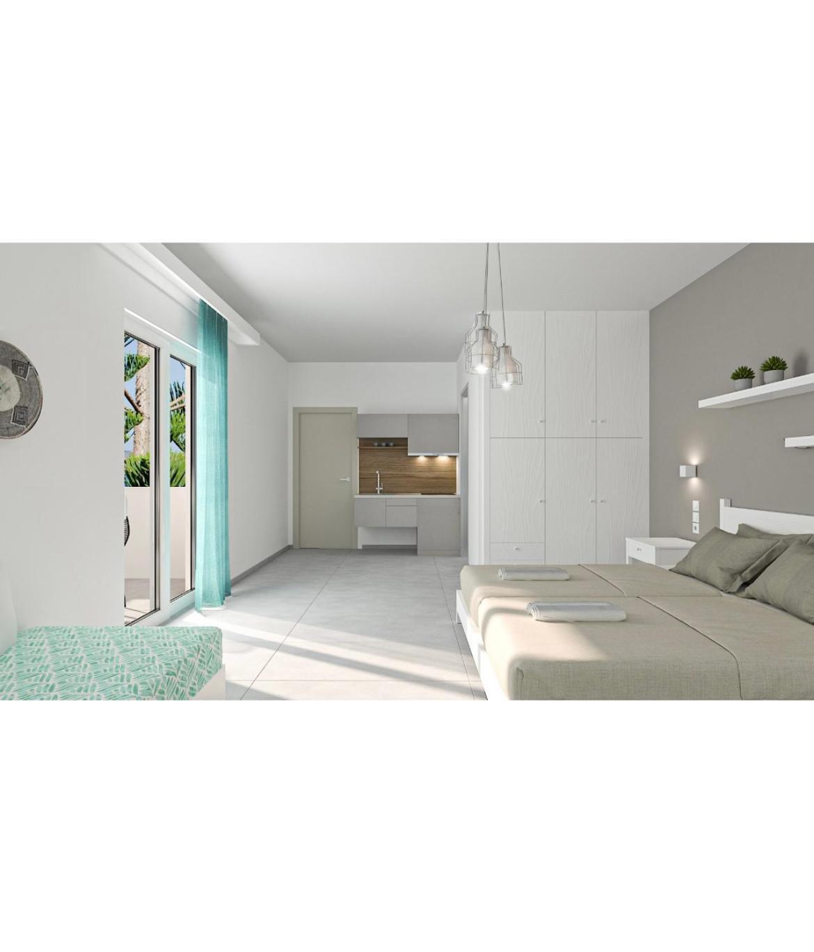 Ninemia Beach Hotel & Suites Agia Marina Buitenkant foto